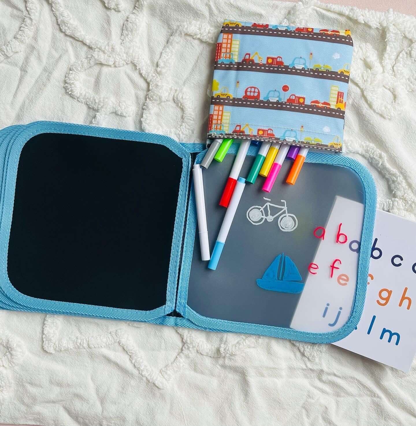 Kids Doodle and Tracing Books with Pouch