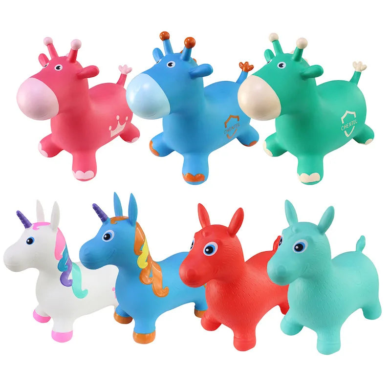 Kids Animal Inflatable Bouncy Horse