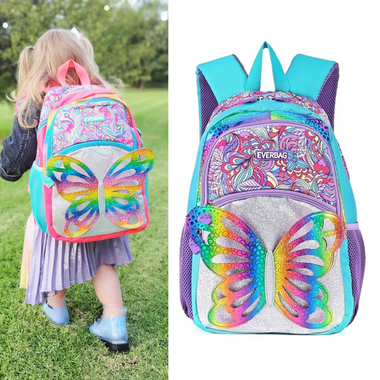 Blue Preschool Kids Backpack for Girls