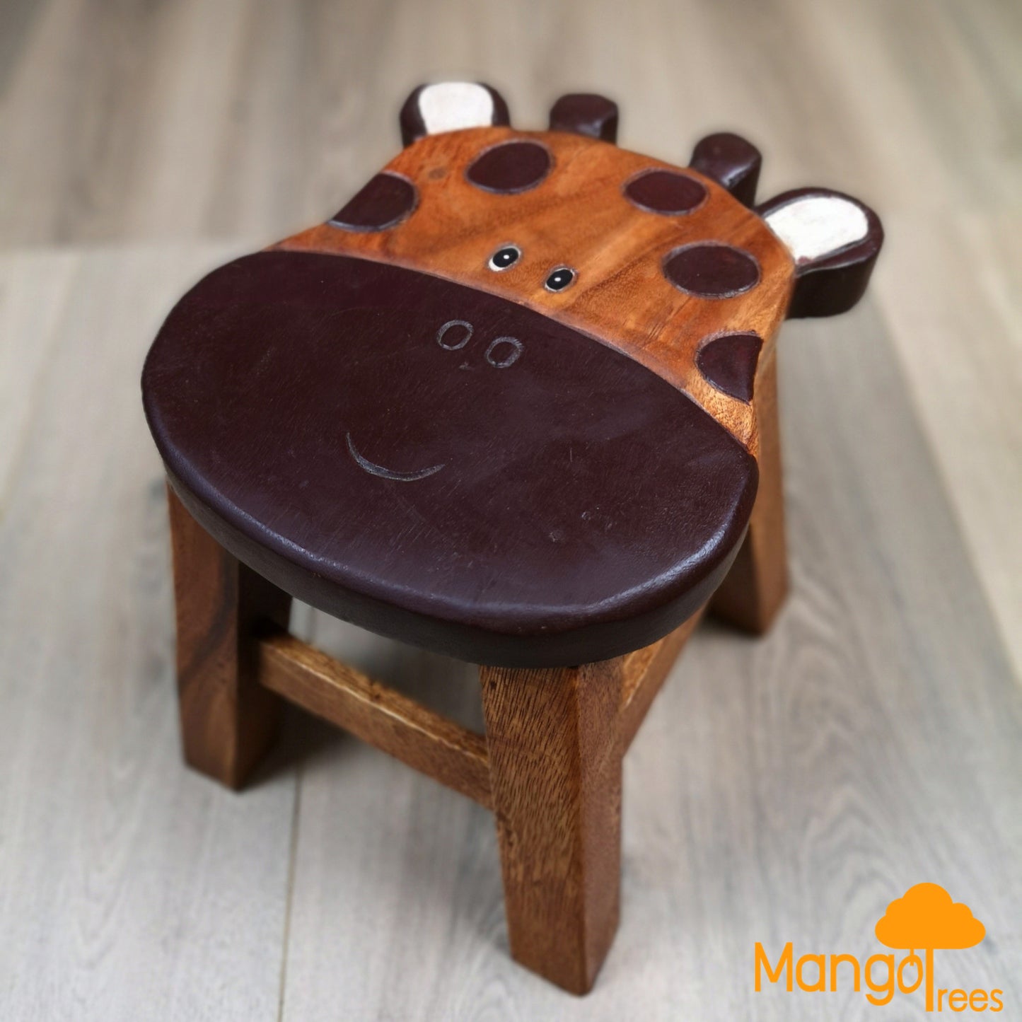 Kids Wooden Stool - Elephant